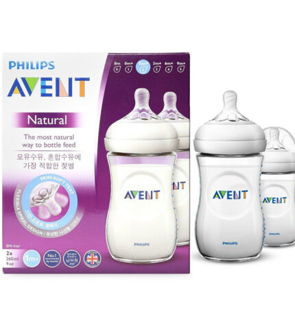 Set 2 Bình sữa AVENT Natural PP