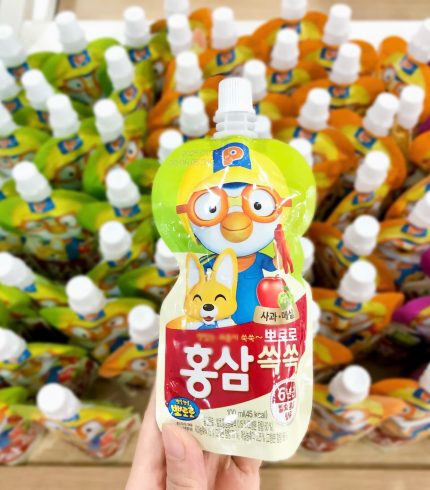 Nước hồng sâm Paldo Pororo Hàn Quốc 100ml (12m+)